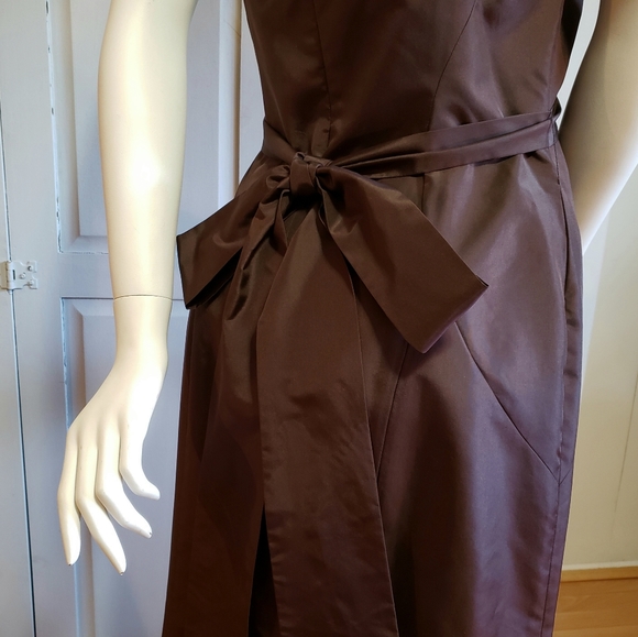 LAUNDRY  Silk taffeta floor length dress sz 8. - Picture 6 of 8